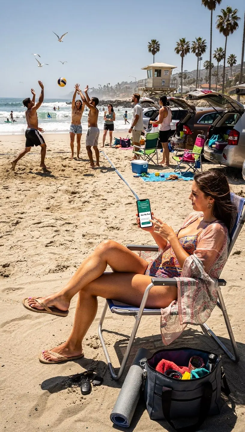 Изображение автомобиля с защитой от столкновения на фоне американского флага.